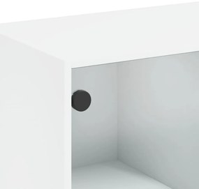 Armário alto c/ portas 68x37x142 cm derivados de madeira branco