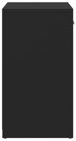 Banco sapateira 94,5x31x57 cm derivados de madeira preto