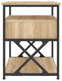 Mesa de cabeceira 40x42x55 cm derivados madeira carvalho sonoma
