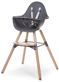 CHILDHOME Cadeira alta para bebés 2-em-1 Evolu 2 antracite CHEVOCHNA