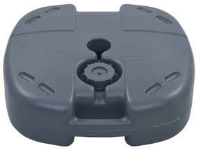 Base para guarda-sol portável com areia/água cinzento