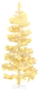 Árvore de Natal rotativa pré-iluminada + suporte PVC branco