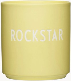 Chávena com inscrição Favourite Rockstar