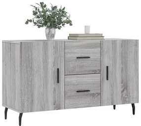 Aparador 100x36x60 cm derivados de madeira cinzento sonoma