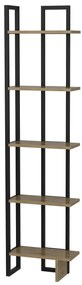 Estante Alice – Carvalho Preto – 45x180x22 cm
