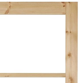 Porta Interior com Vidro "ORKDAL" 93x202x4 cm Madeira Sólida de Pinhei