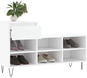 Sapateira 102x36x60 cm derivados de madeira branco