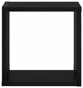 Prateleiras de Parede Carvalho Preto MDF 26 x 15 x 26 cm