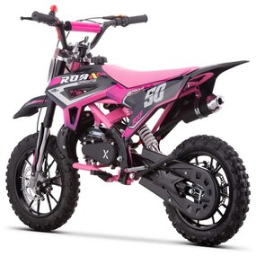 MINI MOTO PARA CRIANÇAS MiniCross Roan RXF 49cc 4.5CV 2024 Rosa