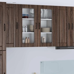 vidaXL Armário de Cozinha Carvalho Marrom 80 x 31 x 80 cm