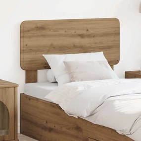 vidaXL Cabeceira Carvalho Artesanal 75 cm Madeira processada