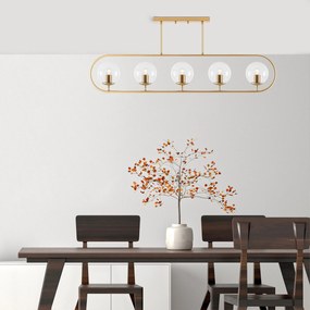 Chandelier Jewel – Dourado Brilhante – 122 x 15 cm