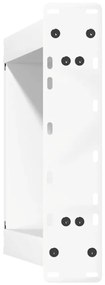 Pés para mesa de centro em formato de U, 2 peças, branco, 38x(42-43) c