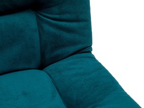 Sofá-Cama de 1 Lugar Misa – Verde Petróleo – 52x70x40 cm