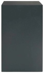 Caixa de Segurança com Fechadura Chave Cinza Escuro 31x35x50 cm Aço