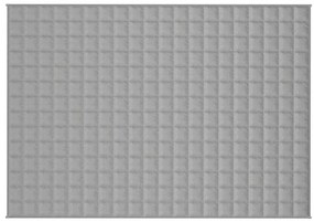 Manta pesada 6 kg 140x200 cm tecido cinza
