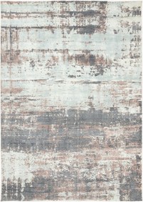 Tapete em mistura de lã e viscose artesanal de pelo curto Embla