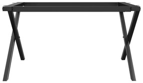Pernas para mesa de centro estrutura em X ferro fundido