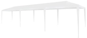 vidaXL Tenda para festas 3x9 m PE branco