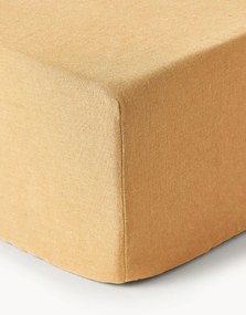 Lençol em linho lavado com elástico boxspring Airy