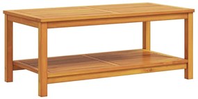 Mesa de Café 110x55x45 cm Madeira de Acácia Sólida