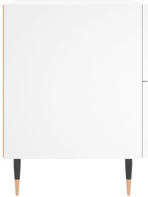 Mesa de cabeceira 40x35x47,5 cm derivados de madeira branco
