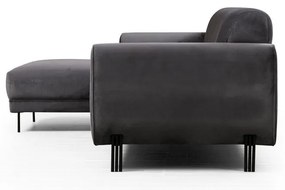 Sofá-Cama de Canto Image Corner - Antracite - 287 x 169 cm