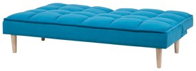 Sofá-cama azul SILJAN Beliani