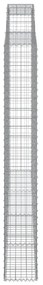 Cestos gabião arqueados 2pcs 300x30x220/240cm ferro galvanizado