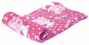 Manta Peppa Pig Cosy Corner Cor de Rosa (95 X 150 cm)