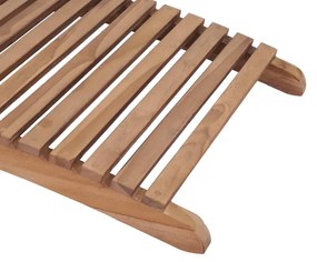 Espreguiçadeiras dobráveis 2 pcs madeira de teca maciça