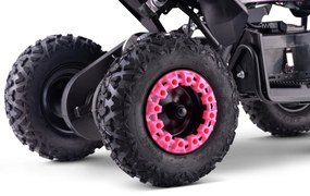 Moto 4 elétrica para crianças ATV Motors Raptor 800W Rosa