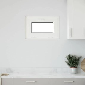 vidaXL Janela de porão RISOR 60x40 cm basculante 3 vidros branco