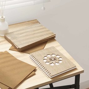 vidaXL Painéis de Decoração 50 pcs Carvalho Sonoma 21 x 30 x 0,27 cm