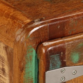Móvel de TV 120x30x36 cm madeira recuperada maciça
