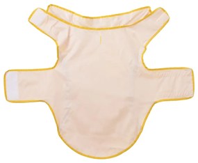 Capa de chuva para cães com tiras reflectoras amarelo 2XL