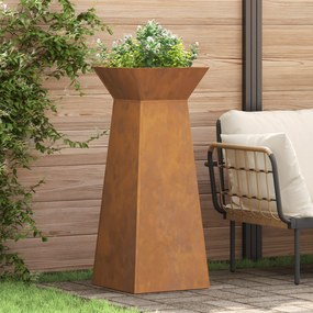 Suporte para Plantas Aço corten 40 x 40 x 101 cm