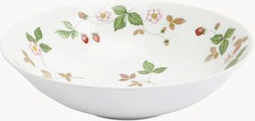 Prato de sopa em Fine Bone China Wild Strawberry