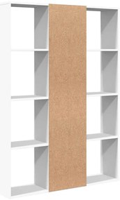 Divisória/estante 100x24x140 cm derivados de madeira branco