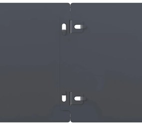 Orlas de relva 10 pcs antracite 15x103 cm aço laminado a frio