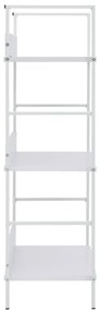 Estante 3 prateleiras derivados de madeira branco