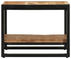Mesa de centro 50x50x38 cm madeira de acácia maciça