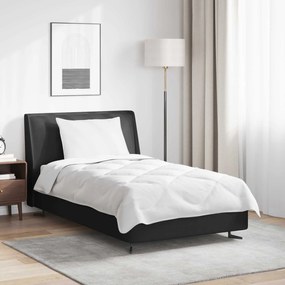 vidaXL Edredão com travesseiro 2 pcs Branco Microfibra