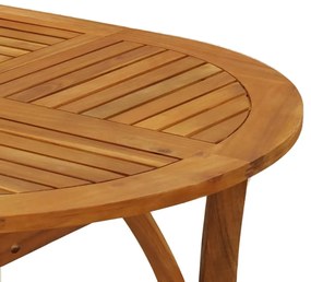 Mesa de jardim 200x90x75 cm madeira de acácia maciça
