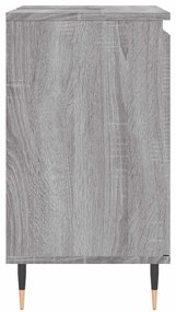 Armário casa de banho 58x33x60cm derivados madeira cinza sonoma