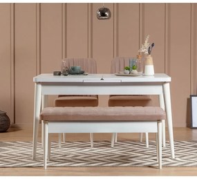 Banco Vina – Branco – 110 cm x 46 cm x 40 cm