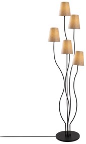 Candeeiro de Pé Bonibon – Preto e Bege – 44 x 44 x 160 cm
