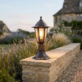 Candeeiro de exterior dourado antigo 42 cm IP44 - New Haven