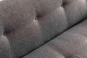 Sofá-Cama de 3 Lugares Hiko – Cinzento Claro – 180 x 102 cm