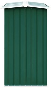 Abrigo para arrumação de troncos aço 172x91x154 cm verde